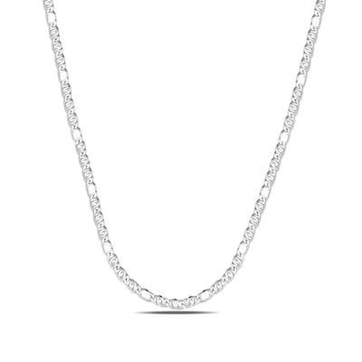 Juwelier Zwartevalk - Zilveren valkenoog schakel ketting - 25.120-2.7mm/45cm