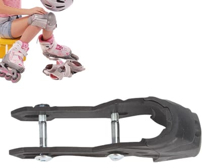 Rolschaats remblok - Skate stopper - Veilig remmen - Eenvoudige installatie - 20 x 10 x 5 cm - Zwart