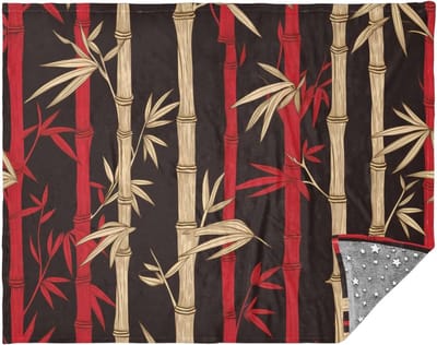 Gooi Dekens - Woonkamer Kleden - Gezelligheid Thuis - Gloeit in donker - 55x70 inch - Rood Goud Chinees