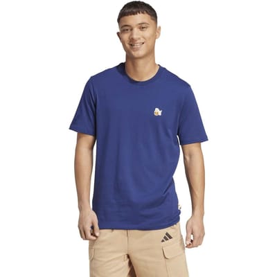 Adidas Sportswear Unisex Dog Hoop Patch Graphic T-shirt Größe: S | Basic T-Shirts Outlet | Unisex