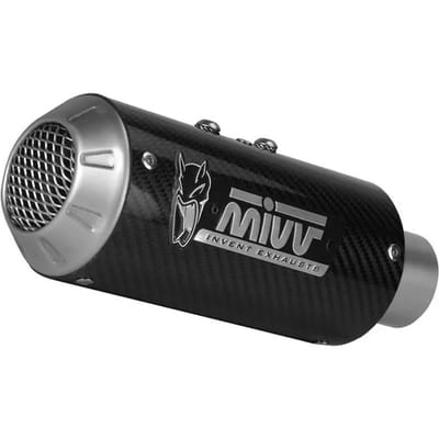 motoruitlaat Mivv MK3 carbone/casquette inox Benelli 502C