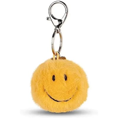 Bon Ton Toys Smiley® - Fuzzy Sleutelhanger Geel - 5.5 cm