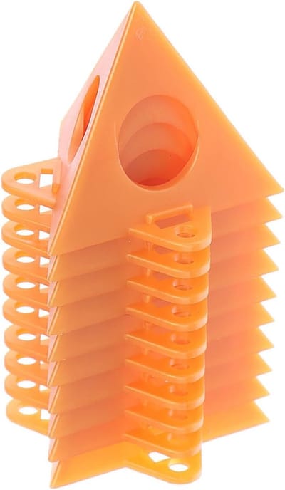 Set van 10 Conische Stabiele Plastic Beugels voor Kastdeuren en Meubels - Duurzame Ondersteuning en Montageaccessoires