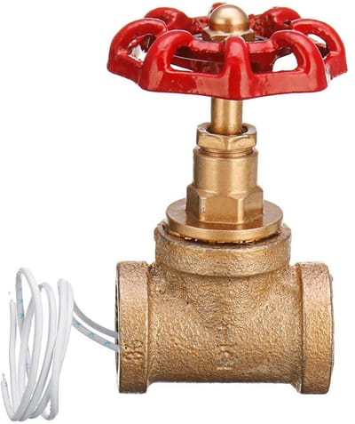 Dailygoody - Vintage Steampunk Stopkraan Schakelaar - Retro Charm - Rood - Water Slang Lamp - Eenvoudig te Installeren - Perfect voor Lampen