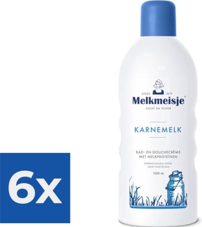 Melkmeisje Bad&Douche Karnem. - Voordeelverpakking 6 stuks