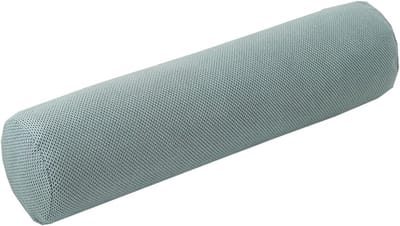 Cilindrisch Rol Kussen 40x15cm - Nek, Rug en Beensteun - Zacht Velvet met Afneembare Hoes