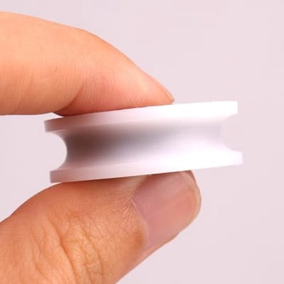 Ronde Nylon Katrol Wielenset voor Glijdende Deuren en Meubelhardware - 5x24x7mm - 4 Stuks