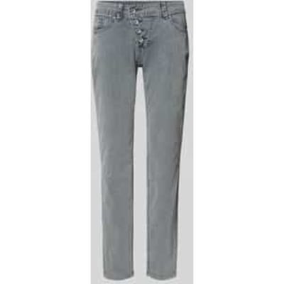 Corduroy broek in 5-pocketmodel met knoopsluiting, model 'MALIBU'