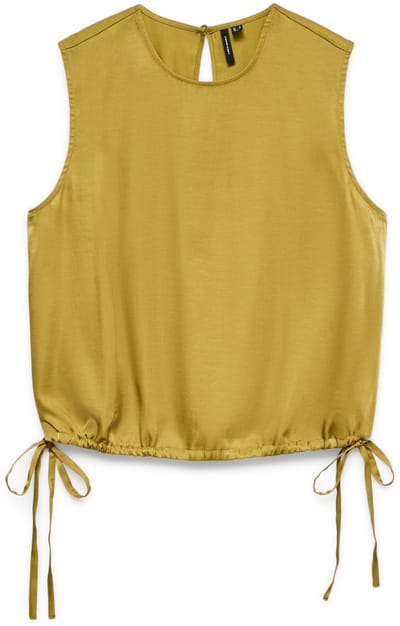 Vero Moda Top Vmmira Sl Short Top Wvn 10345224 Willow Dames Maat - XL