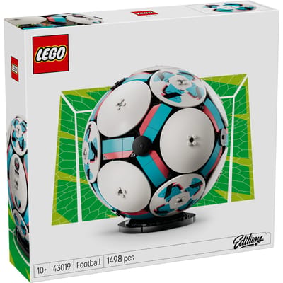 LEGO Editions Voetbal - 3D-display bouwpakket met mini-stadion - Verjaardagscadeau voor jongens, meisjes en voetbalfans vanaf 10 jaar - 43019