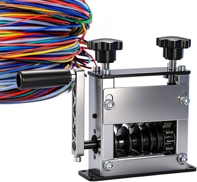 Koperdraad Stripmachine - Draadstripper Apparaat - Efficiënt Draden Strippen - Verstelbaar 1-17 mm Bereik - 16x14x5.5 cm - Zilver