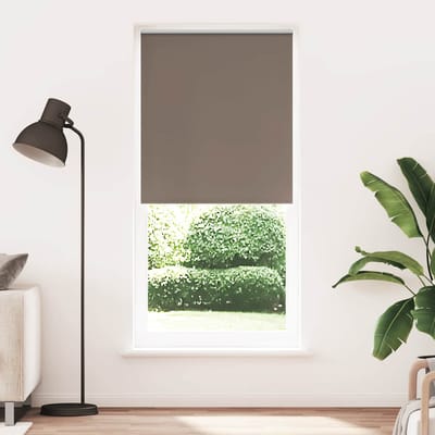 vidaXL - Rolgordijn - verduisterend - 104,4x230 - cm - koffiebruin