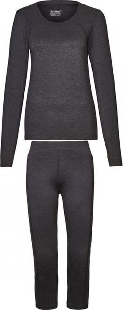 Killtec dames thermo ski-set Phylin zwart melange - maat 42