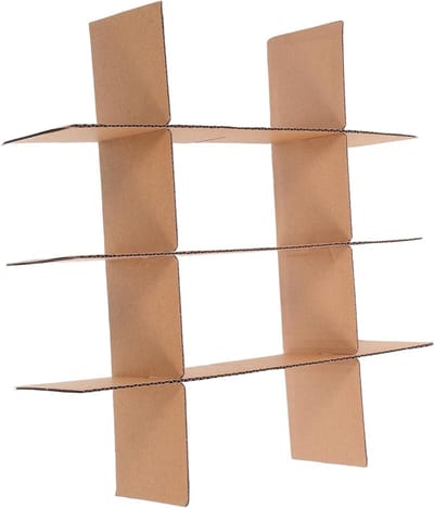 Kartonnen Doosverdelers - Verhuis Tussenschotten - Veilig Verhuizen - Aanpasbare Maat - 5 Stuks - Khaki