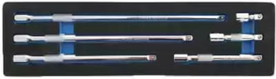 Weber Tools 3/8'' Verlengstukken set 6-delig