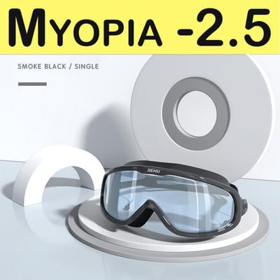 Myopie Zwembril Sterkte -1.0~-8.0 Waterdicht Anti-Condens Zwembril Siliconen Dioptrie Duikbril Volwassenen Kinderen Li Praktisch Gebruik Other