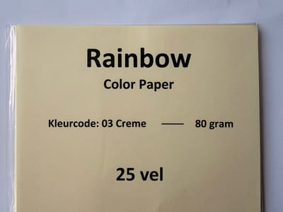 Rainbow Kl-03 Creme 80 gram papier