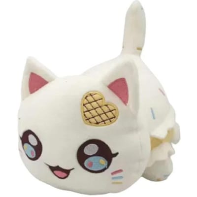 Aphmau Meows Jouet en Peluche Chat Doux Meemeow Peluche Chat Donut Rempli Kawaii Frites Cheeseburger Poupée Alimentaire Cadeaux de Noël