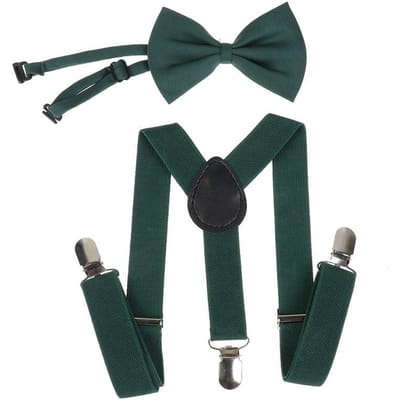 1 stuks elastische bretels met strik mode bretels kinderen jongens meisjes met strik verstelbare bandjes accessoires voor kinderen black
