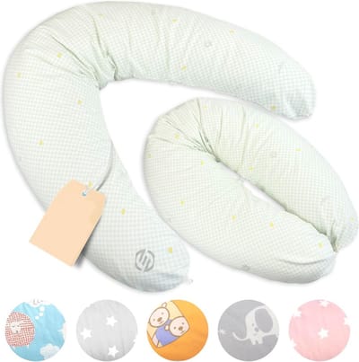Equivera Zijslaapkussen Volwassenen - Zijslaapkussen - Lichaamskussen Zijslaper - Zijslaap Kussen Volwassenen - Zwangerschapskussen - Voedingskussen - Borstvoedingskussen - Body Pillow - Voor een comfortabele nachtrust!