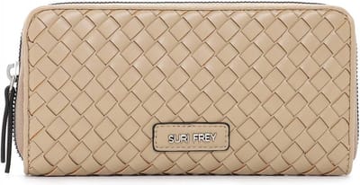 SURI FREY Portemonnee Karly Zip Around Wallet Beige