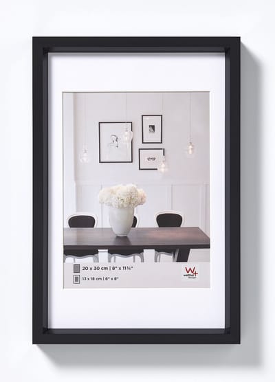 Walther Steel Style - Kunststof lijst - Fotoformaat 20x30 cm - Zwart