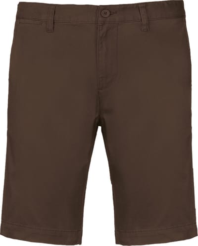 Kariban Heren chino bermudashorts K750 - Chocolate - 44 NL (38 FR)