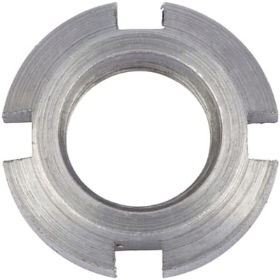 Wurth - DIN 981 staal blank - Kroonmoer DIN 981, staal, blank, voor spanbus - x 10 st