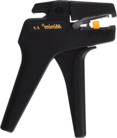 Draadstripper - Kabelstripper - Elektrisch Werk - Automatische Stripping - 15305 - Zwart