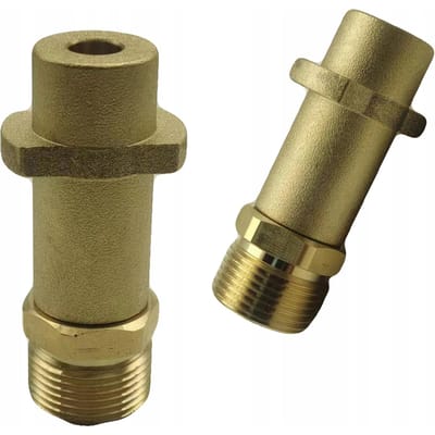 Rosfix Adapter Vervanging - M22x1,5 Messing - Pen 14mm, 1/4" Aansluiting - Geschikt voor Kärcher, Kränzle