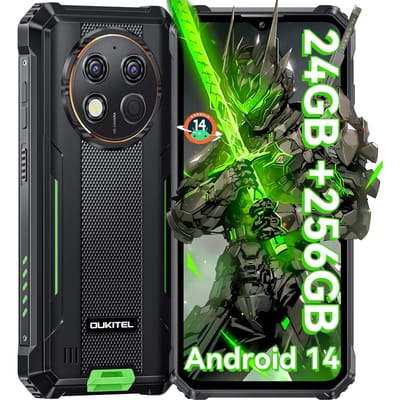 Oukitel G1 Mobiele Telefoon 24GB+256GB 6.52  Display 10600mAh 48MP Android 15 Smartphone