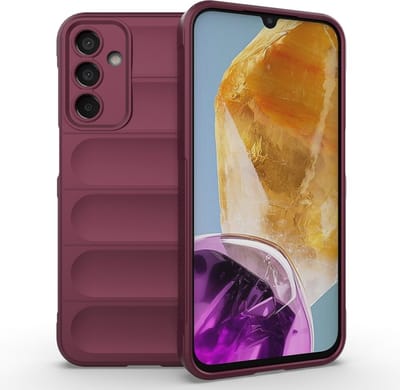 Coverup Hoesje - Geschikt voor Samsung Galaxy M15 Hoesje - Coverup Hands-On Rugged Back Cover - Bordeaux