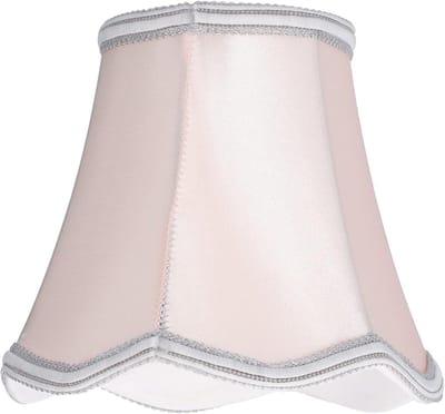 Roze Lampenkap - Kroonluchterafdekking Stoffen - Interieur Decoratie - Eenvoudige Clip-on Installatie - 13x12x8cm - Roze