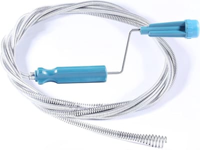 Effectieve Ontstopper voor Afvoerbuizen - 3m x 6mm Spiralen voor Grondige Reiniging van Afvoer en Riolering met Boorpunt en Handvat