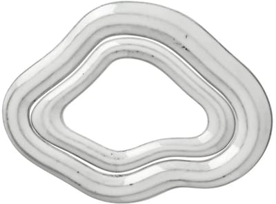 Broste copenhagen Nordic Sand servies set van 2 onderzetters W19 x L25 x H1,8 cm Reactive glazed stoneware