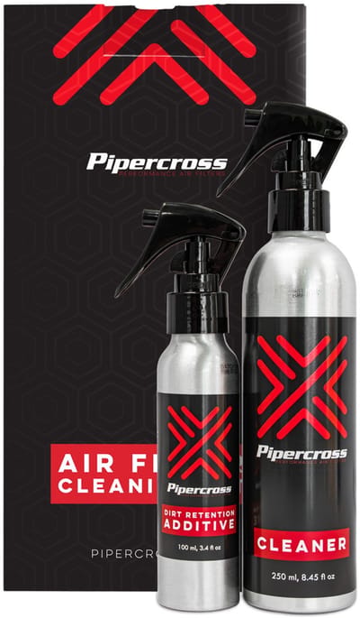 Pipercross C9000 - Auto Luchtfilter reiniger - Sportluchfilter cleaner - 250ml Cleaner + 100ml Olie