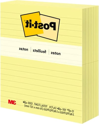 Zelfklevende Notities - Notitieblaadjes Blokken - Projecten Organiseren - PEFC Gecertificeerd Papier - 127 x 76 mm - Geel