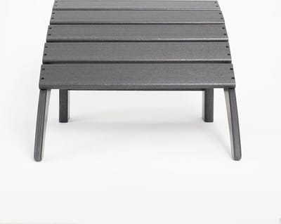Sissy-Boy - Zwarte fanback chair voetenbankje