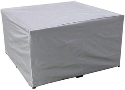 Tuinmeubelhoes Rechthoek - Terrashoes Tafelhoes - Meubels Beschermen - Waterdicht UV-bestendig - 152x104x71cm - Grijs