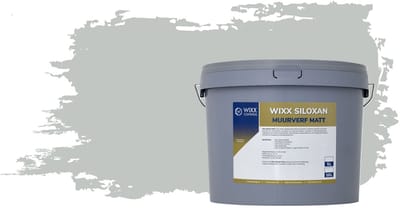 Wixx Siloxan Buitenlatex Matt - 10L - RAL 7035 | Lichtgrijs