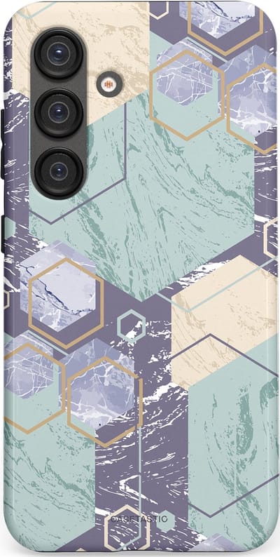 Casetastic hoesje geschikt voor Samsung Galaxy S25 - Dubbellaagse bescherming - Veerkracht - Fashion Case - Zilver Crème