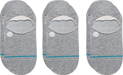 Stance unisex casual 3P footies icon grijs