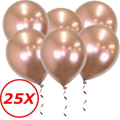 Rose Goud Ballonnen Verjaardag Versiering Rose Gouden Helium Ballonnen Bruiloft Rose Gouden Feest Versiering 25 stuks