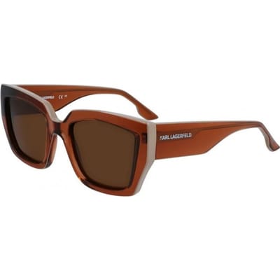 Karl Lagerfeld 6143s Dames Zonnebril Goud Tortoise 6/CAT3 Vrouw
