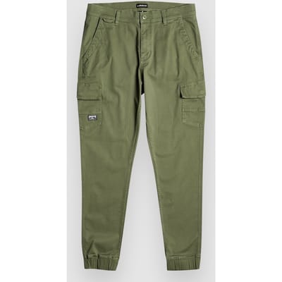 Quiksilver Cuffed Mid Waist Cargobroek Groen 33 Man