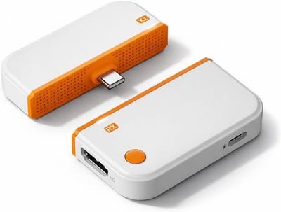 Draadloze HDMI Zender Ontvanger - Adapter Scherm Delen - Presentaties Streamen - 1080P 60Hz Kwaliteit - 50 Meter Bereik - Oranje
