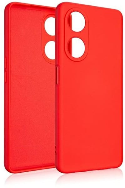 Beline Silicone Serie - Hoesje voor mobiele telefoon - Oppo A98 - Rood - Siliconen