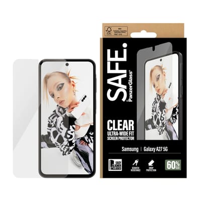 SAFE by PanzerGlass Ultra-Wide Fit Screenprotector incl. applicator voor de Samsung Galaxy A27 (5G)