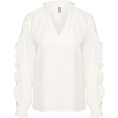 Vrouwenblouse CULTURE Asmine Flounce