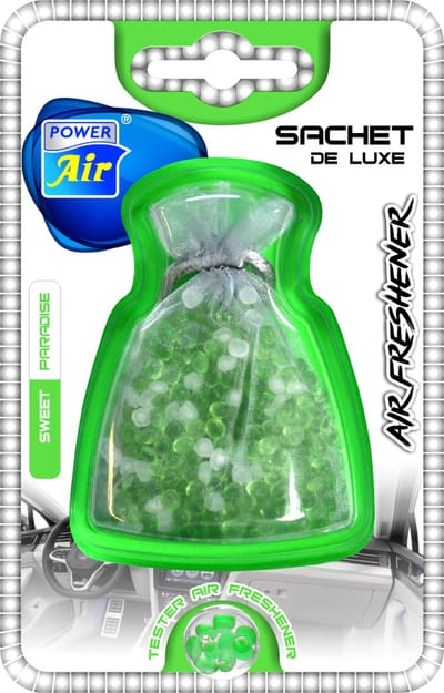 Power Air Sachet De Luxe - Auto Parfum Refresher - Autoparfum Geur Luchtverfrisser - Geurverfrisser - Autogeur Sweet Paradise